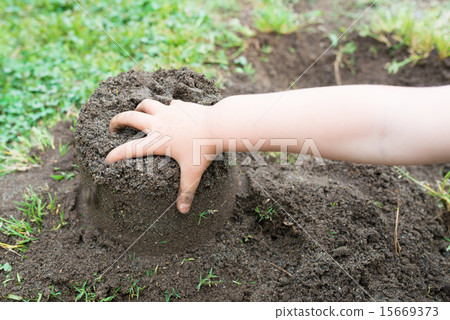 Children's hand to play Children's hand to play 15669373