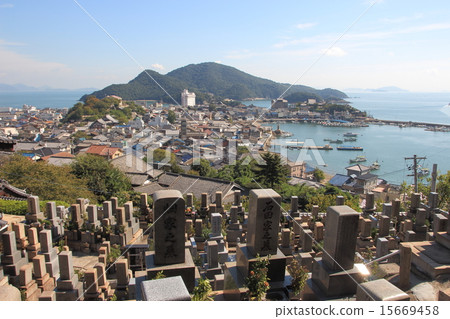Tomo no Ura seen from the Prince of Io-ji Temple Tomo no Ura seen from the Prince of Io-ji Temple 15669458