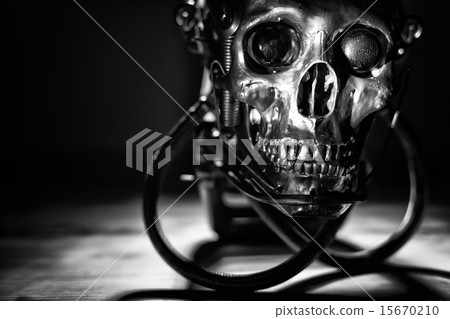 Skull of a human size robot Skull of a human size robot 15670210