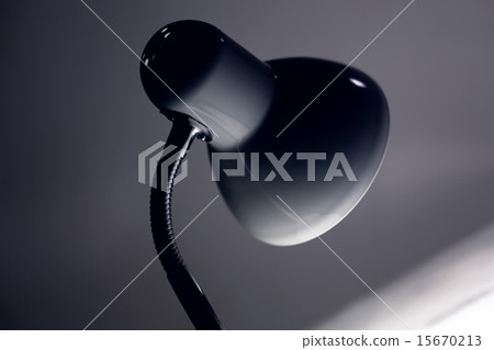 Desk lamp on table Desk lamp on table 15670213