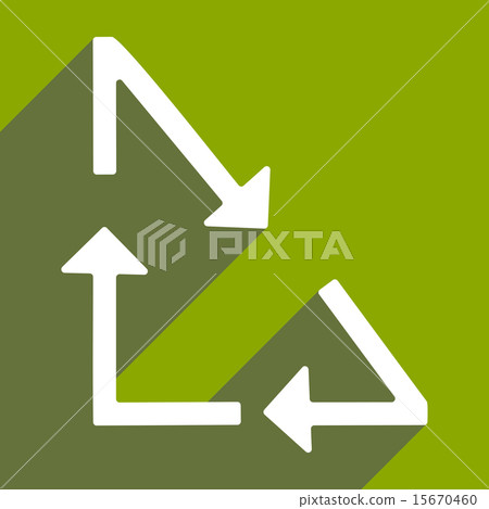 Flat with shadow icon and mobile applacation arrow Flat with shadow icon and mobile applacation arrow 15670460