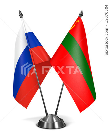 Russia and Transnistria - Miniature Flags. Russia and Transnistria - Miniature Flags. 15670504