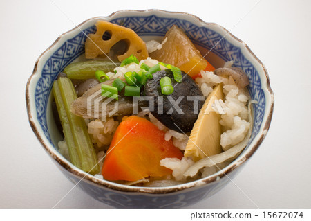 Mixed with cooked rice 15672074