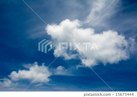 Blue sky with clouds. 15673444