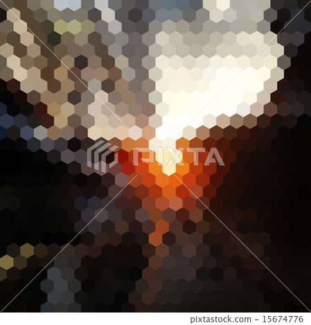 Abctract hexagon background 15674776