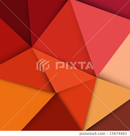 Red triangle background 15674883