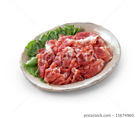 Pork peach cut off 15674960