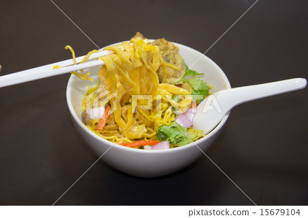 Khao Sawy Northern Thai Noodle Curry Soup Khao Sawy Northern Thai Noodle Curry Soup 15679104