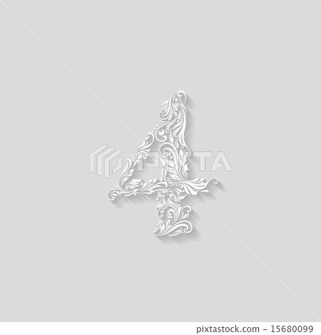 Decorated four digit 15680099