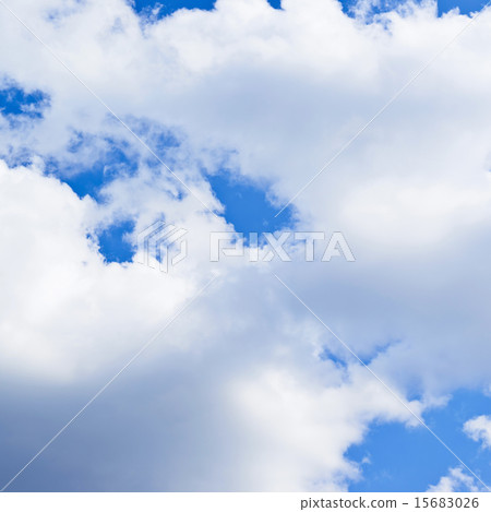 Clouds on the blue sky Clouds on the blue sky 15683026