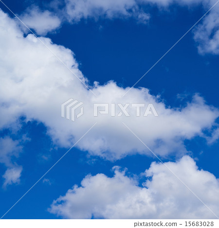 Clouds on the blue sky Clouds on the blue sky 15683028
