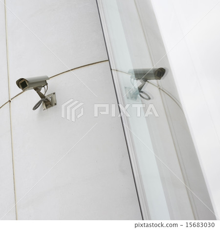 CCTV camera on the wall CCTV camera on the wall 15683030