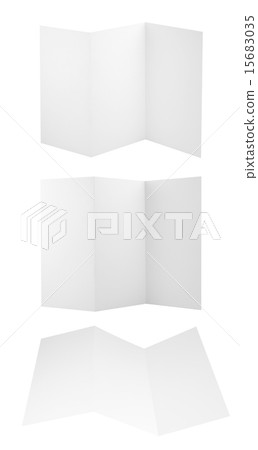 Set of folded A4 paper sheets Set of folded A4 paper sheets 15683035