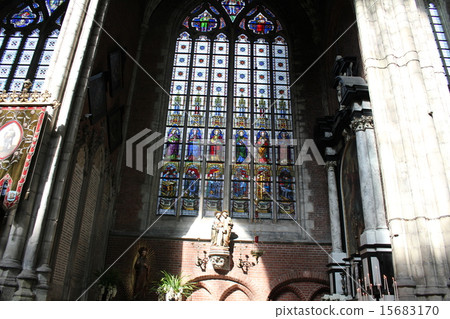 St. Bavo's Cathedral Stained Glass Ghent, Belgium 15683170