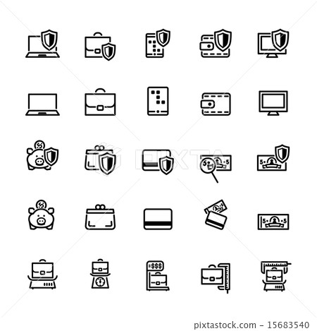finances icon set finances icon set 15683540