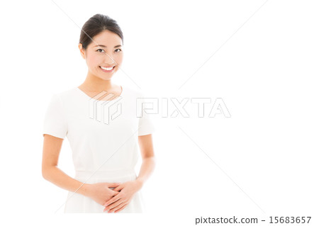 Business woman white back image Business woman white back image 15683657