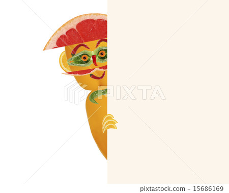 Little funny pepper looks  and smiles 15686169
