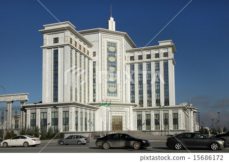 Modern architecture of Ashgabat. Modern architecture of Ashgabat. 15686172