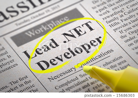 Lead NET Developer Vacancy in Newspaper. Lead NET Developer Vacancy in Newspaper. 15686303