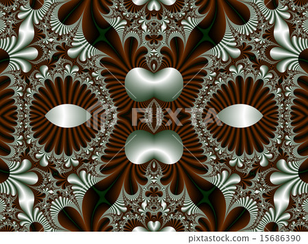 Fabulous symmetrical pattern for background.  15686390