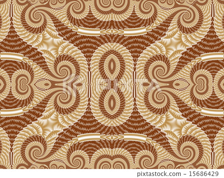 Symmetrical Pattern from Spiral fractal. Symmetrical Pattern from Spiral fractal. 15686429