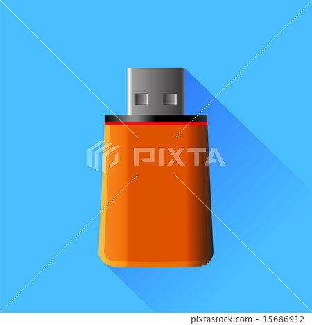 Orange  Memory Stick 15686912