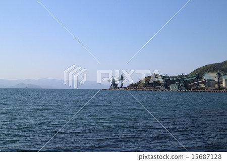 Scenery with power station 15687128