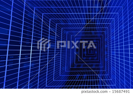Image of blue line - Stock Illustration [15687491] - PIXTA