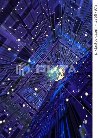 Unusual blue background Unusual blue background 15687978