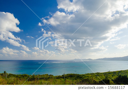 Okinawa Prefecture Scenery from Ishigakijima Tamazusaki Observatory 15688117