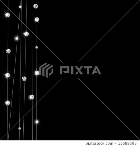 Abstract Luxury Black Diamond Background Vector Illustration 15689598
