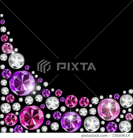 Abstract Luxury Black Diamond Background Vector Illustration 15689614