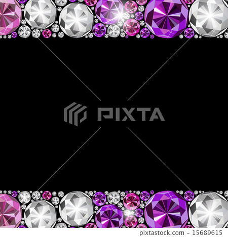 Abstract Luxury Black Diamond Background Vector Illustration 15689615