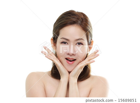 Beautiful women asian happy smiling and surprise Beautiful women asian happy smiling and surprise 15689851