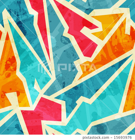 grunge graffiti seamless pattern 15693976