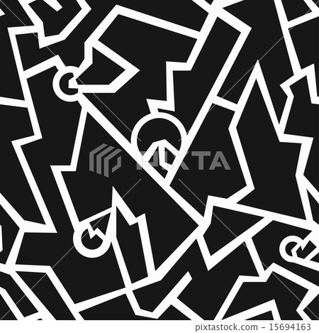 monochrome tech geometric seamless pattern monochrome tech geometric seamless pattern 15694163