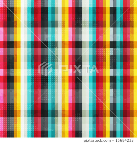 rainbow lines seamless pattern with grunge effect 15694232