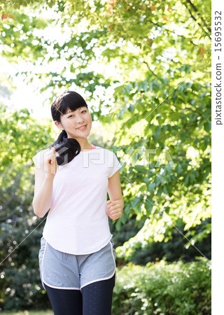 Female walking Female walking 15695532