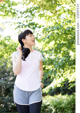 Female walking Female walking 15695533