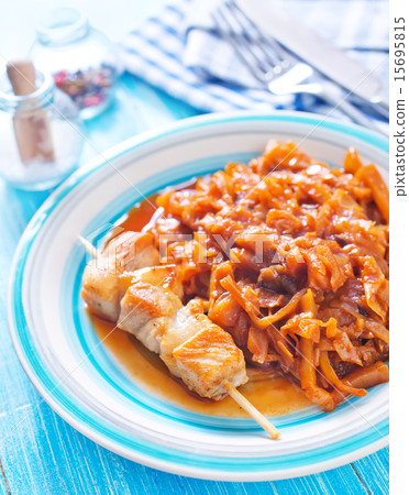 cabbage with meat 15695815