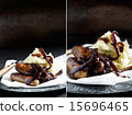 Sausages with Caramelised Onions 15696465