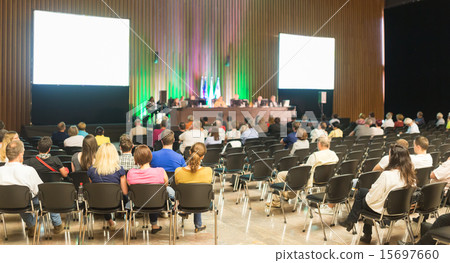 Audience in the lecture hall. Audience in the lecture hall. 15697660