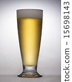 Beer that entered the glass 15698143