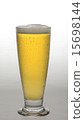 Beer that entered the glass 15698144