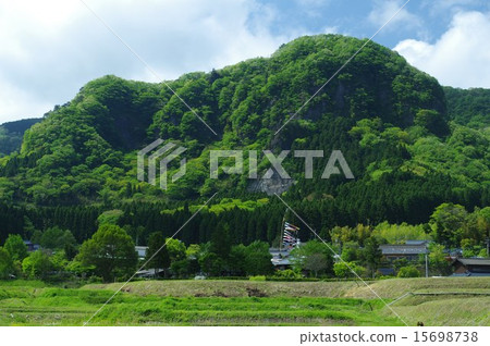 A carp streamer that was raised only in the mountain village of Minamiaso village 15698738