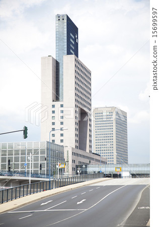Business building center, natural colorful tone 15699597