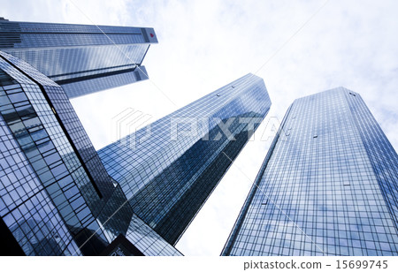 Modern office buildings, natural colorful tone Modern office buildings, natural colorful tone 15699745