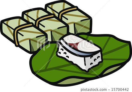 Persimmon leaf sushi 15700442