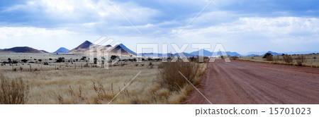 panorama of fantastic Namibia moonscape landscape panorama of fantastic Namibia moonscape landscape 15701023