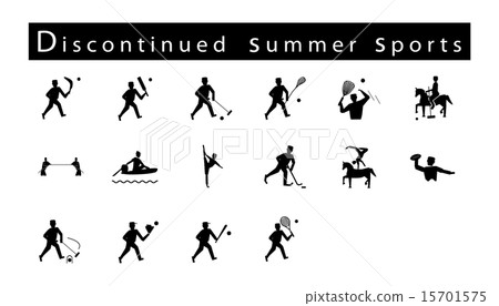 Set of 16 Discontinued Summer Sport Icons 15701575
